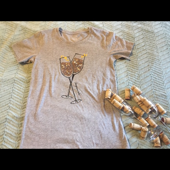 J. Crew Tops - J. Crew Champagne Cocktail Collector Tee